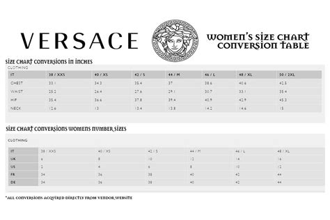 versace belt size 120|Versace women size chart.